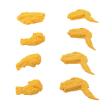 Cute Chicken Wing & Leg Erasers for Kids & Students (8 Pc Set)