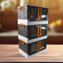 Plastic Folding Wardrobe Storage Organizer (3 Layer / 1 Pc)