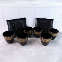 2 Bowl & 6 Glass Snake Set ( 8 Pc Set )