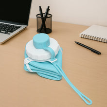 600ml Collapsible Silicone Water Bottle for Travel, Sports, Gym & Office (1 Pc)