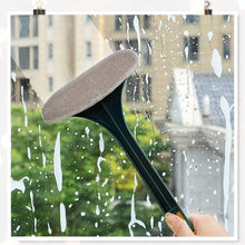 2-in-1 Mesh Cleaning Brush & Wiper with Extended Handle – Window Cleaner (1 Pc)