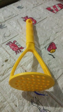 Kitchen Food Masher | Heavy Duty Masher for Fruits, Veggies & Potatoes | Soft Grip Handle (1 Pc)