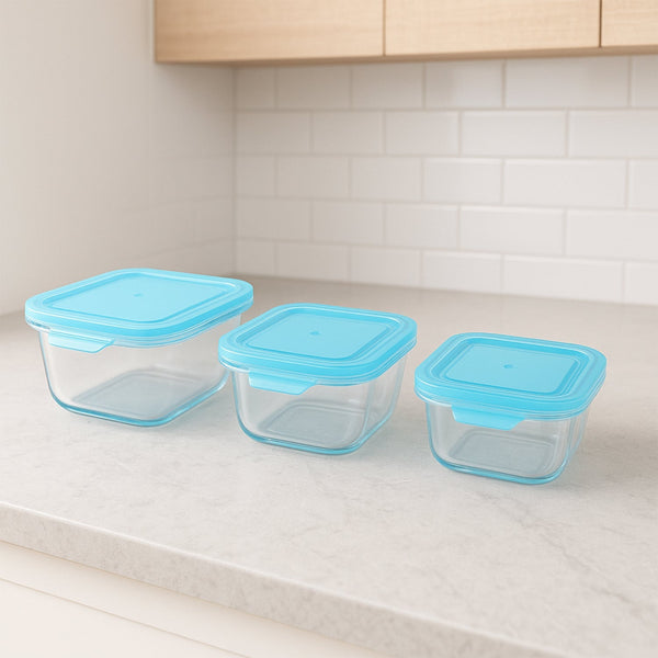 BPA-Free Glass Food Storage Set